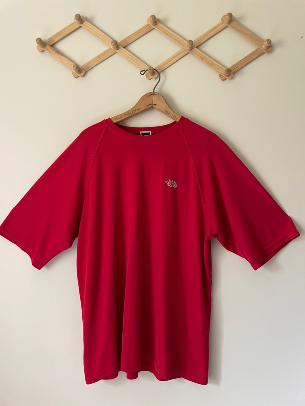 The North Face Men's Bright Red Short-Sleeve Athletic Tee